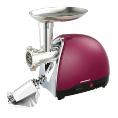 Masina de tocat Heinner MG1500TA-BG, 1600W, accesoriu pentru rosii si carnati, visiniu