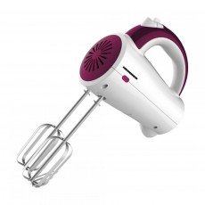 Mixer de mana Heinner Charm HM-250BG, 200W, 5 viteze, alb-visiniu