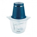 Tocator Charm Heinner HMC-300BL, 300W, 2 cutite inox, bol din sticla, 2 viteze, albastru