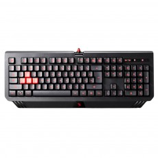 Tastatura iluminata A4Tech Bloody B120, cu fir, US layout, neagra